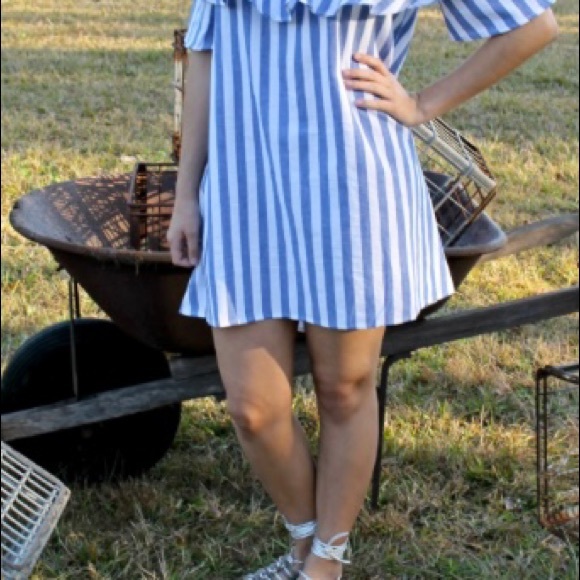 A'gaci womens striped dress, S - Picture 4 of 14